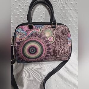 Vintage Paisley Patterned Satchel Bag